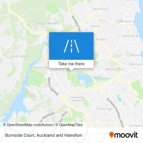 Burnside Court map