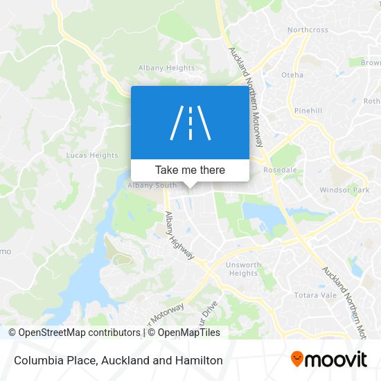 Columbia Place map