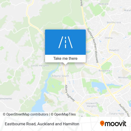 Eastbourne Road map