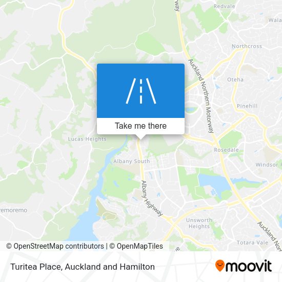 Turitea Place map