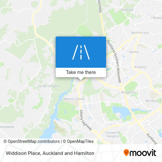 Widdison Place map