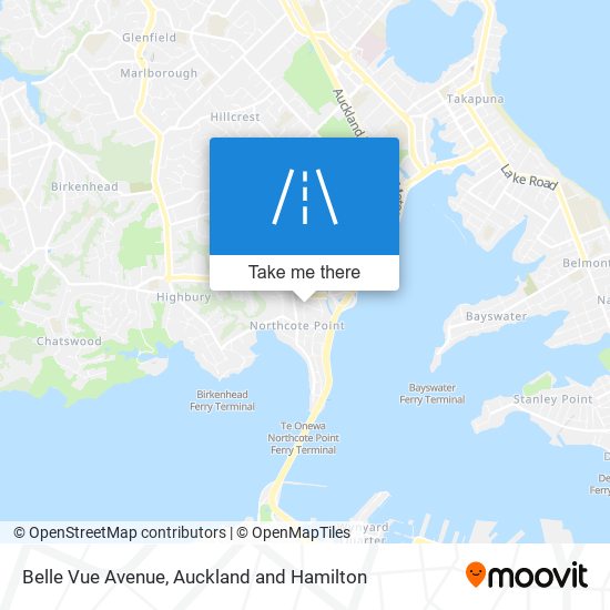 Belle Vue Avenue map