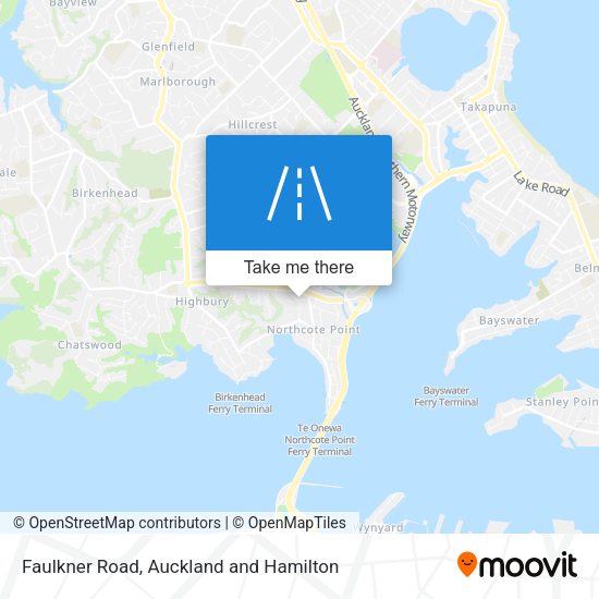 Faulkner Road map