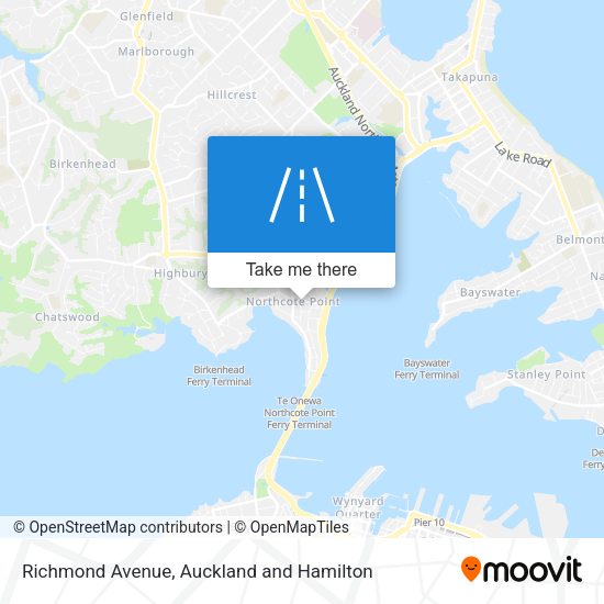 Richmond Avenue map