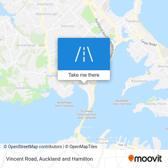 Vincent Road map