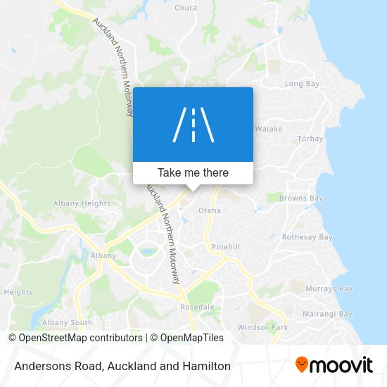 Andersons Road map