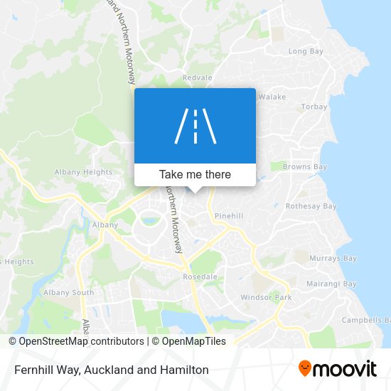 Fernhill Way map