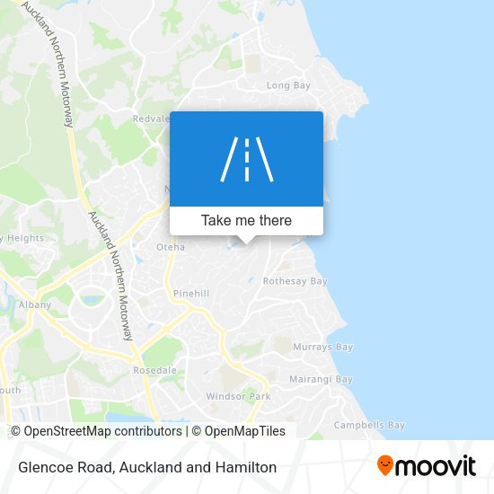 Glencoe Road map