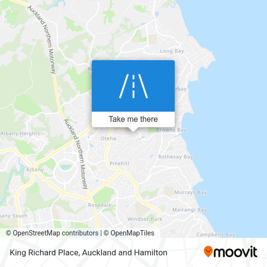 King Richard Place map