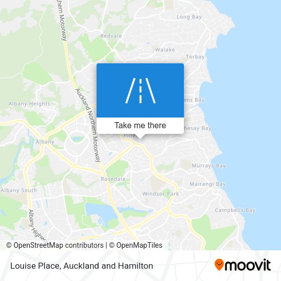 Louise Place map