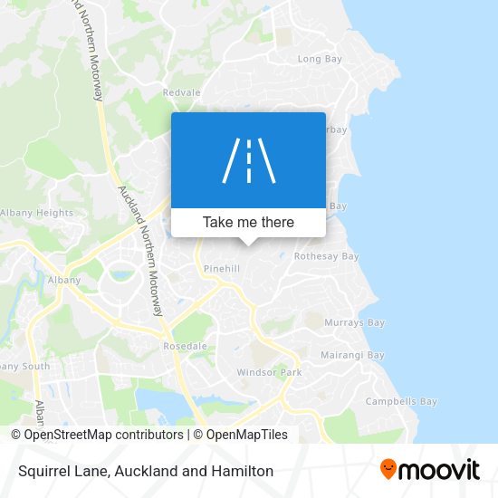 Squirrel Lane map