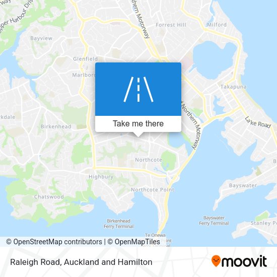 Raleigh Road map
