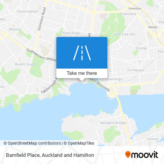 Bamfield Place map