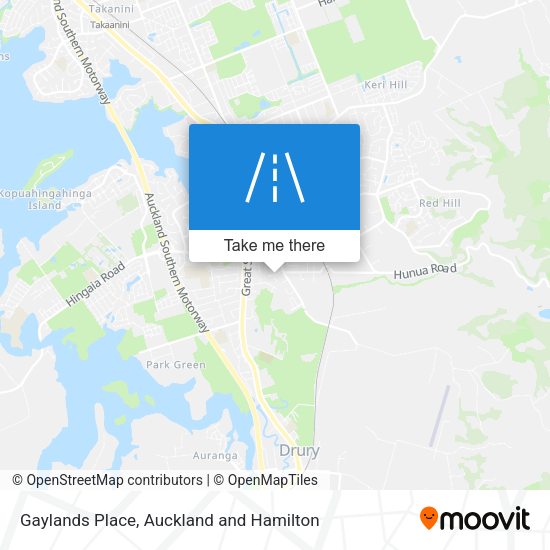 Gaylands Place map