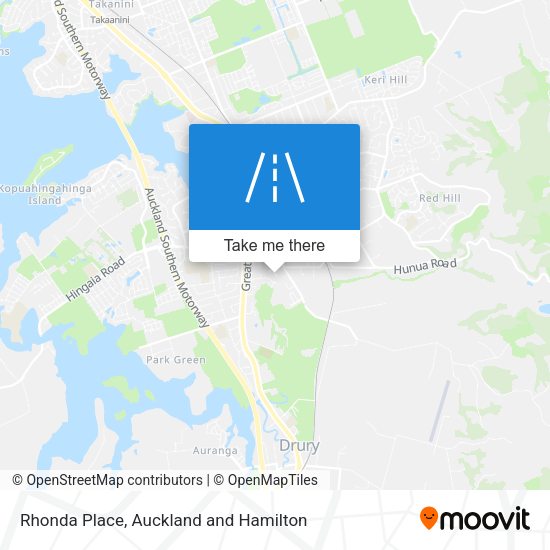 Rhonda Place map