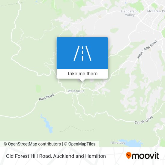 Old Forest Hill Road map