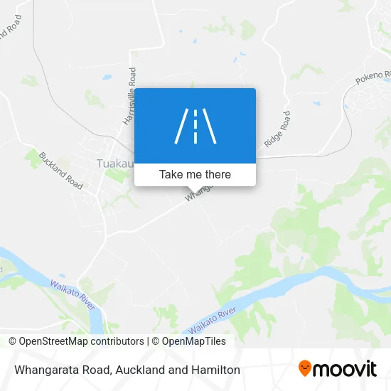 Whangarata Road map