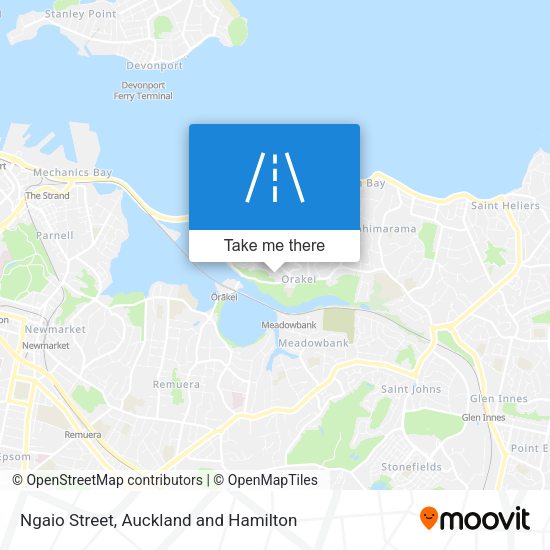 Ngaio Street map