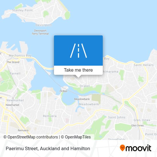 Paerimu Street map