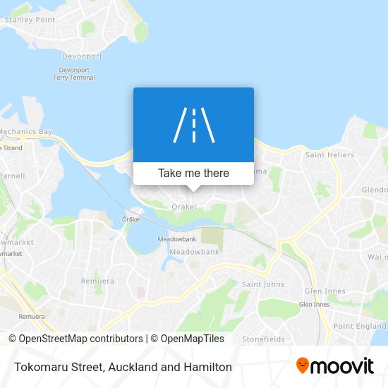 Tokomaru Street map
