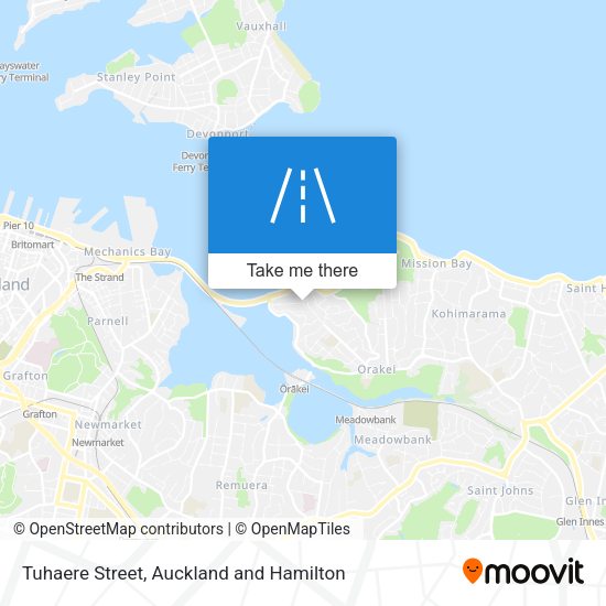 Tuhaere Street map