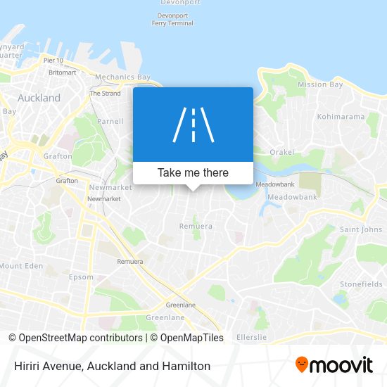 Hiriri Avenue map