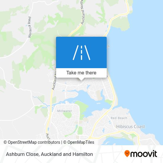 Ashburn Close map