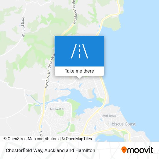 Chesterfield Way map