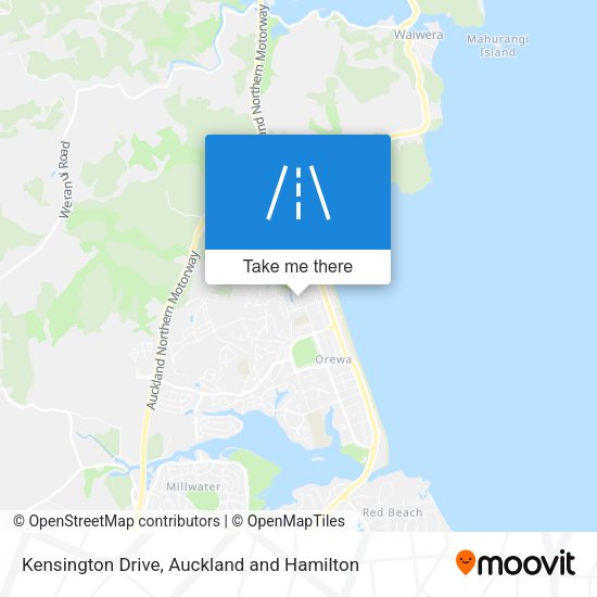 Kensington Drive map