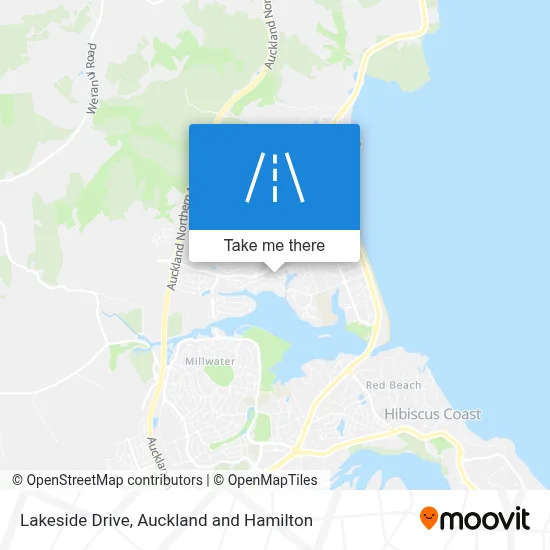 Lakeside Drive map