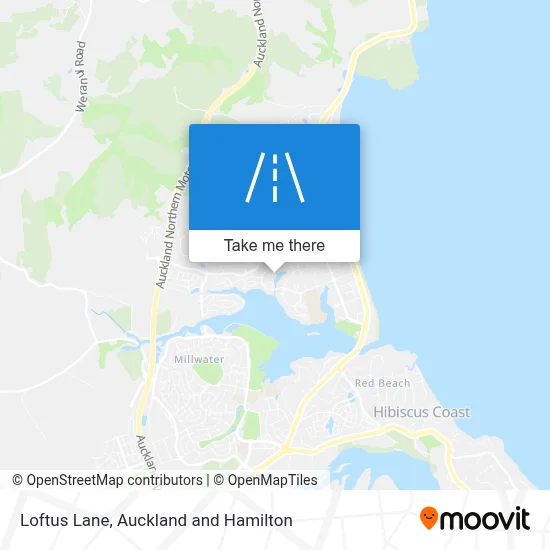 Loftus Lane map