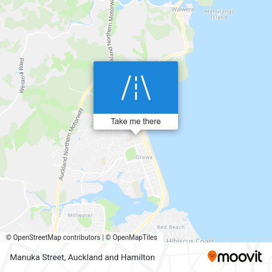 Manuka Street map