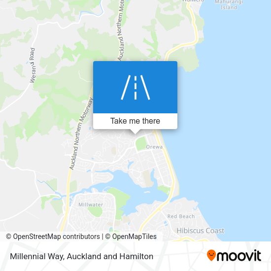 Millennial Way map