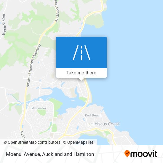 Moenui Avenue map