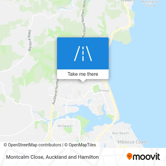 Montcalm Close map