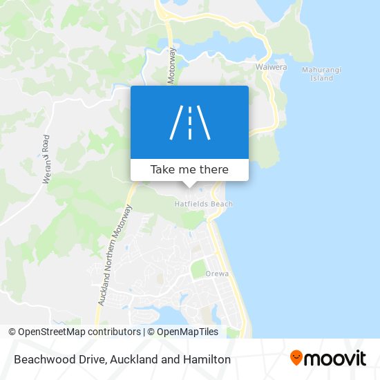 Beachwood Drive map