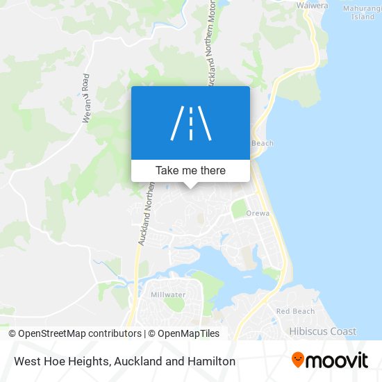 West Hoe Heights map