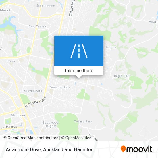 Arranmore Drive map