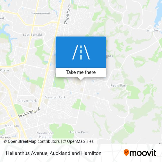 Helianthus Avenue map