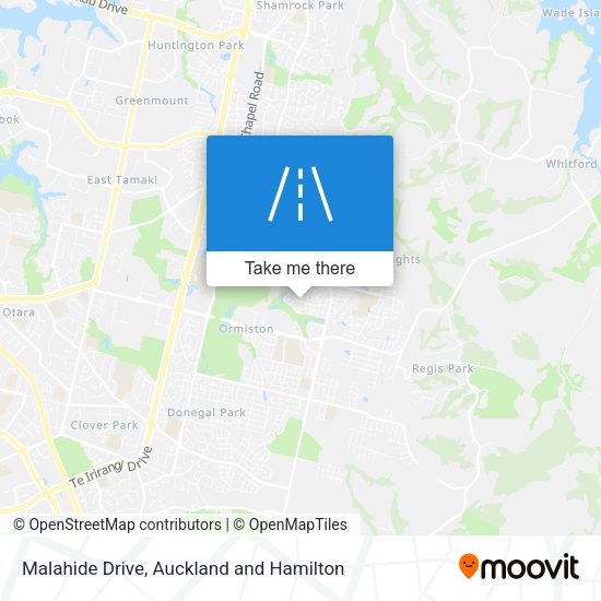 Malahide Drive map