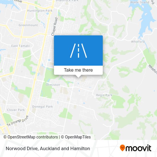 Norwood Drive map