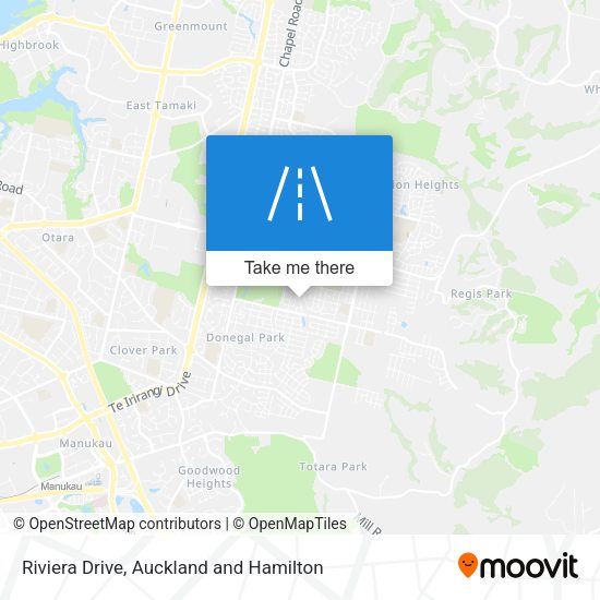 Riviera Drive map