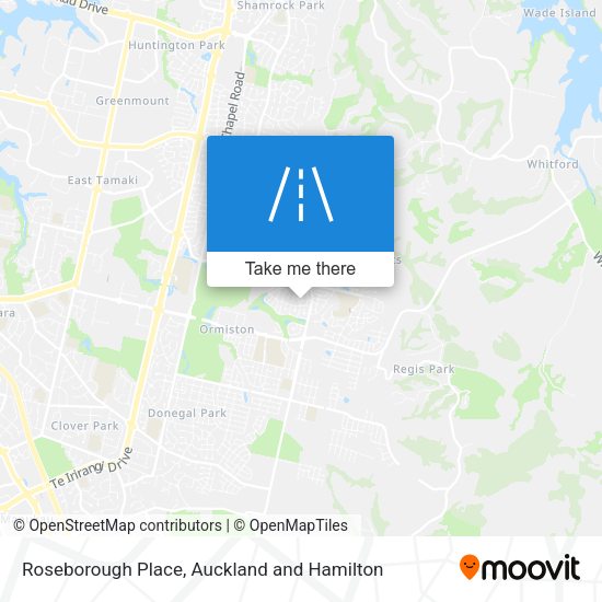 Roseborough Place map