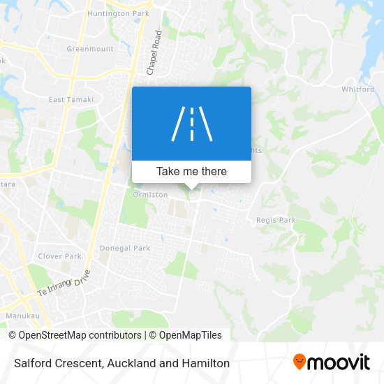 Salford Crescent map