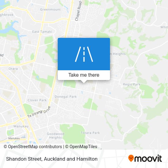 Shandon Street map