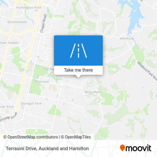 Terrasini Drive map
