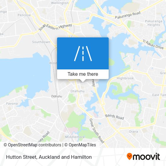 Hutton Street map