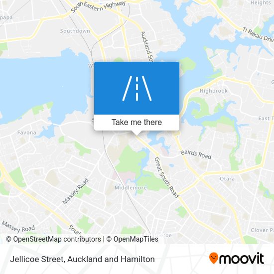 Jellicoe Street map
