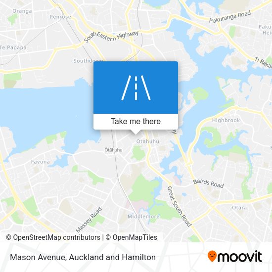 Mason Avenue map