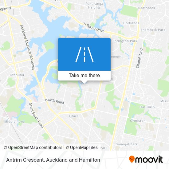 Antrim Crescent map